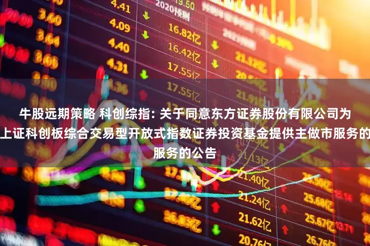 牛股远期策略 科创综指: 关于同意东方证券股份有限公司为华夏上证科创板综合交易型开放式指数证券投资基金提供主做市服务的公告