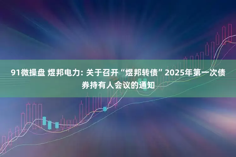 91微操盘 煜邦电力: 关于召开“煜邦转债”2025年第一次债券持有人会议的通知